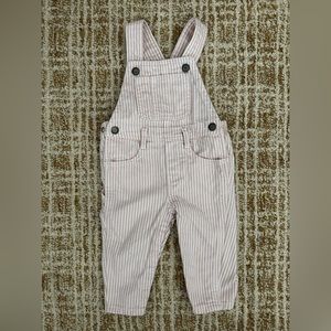 Old navy baby pinstripe overalls